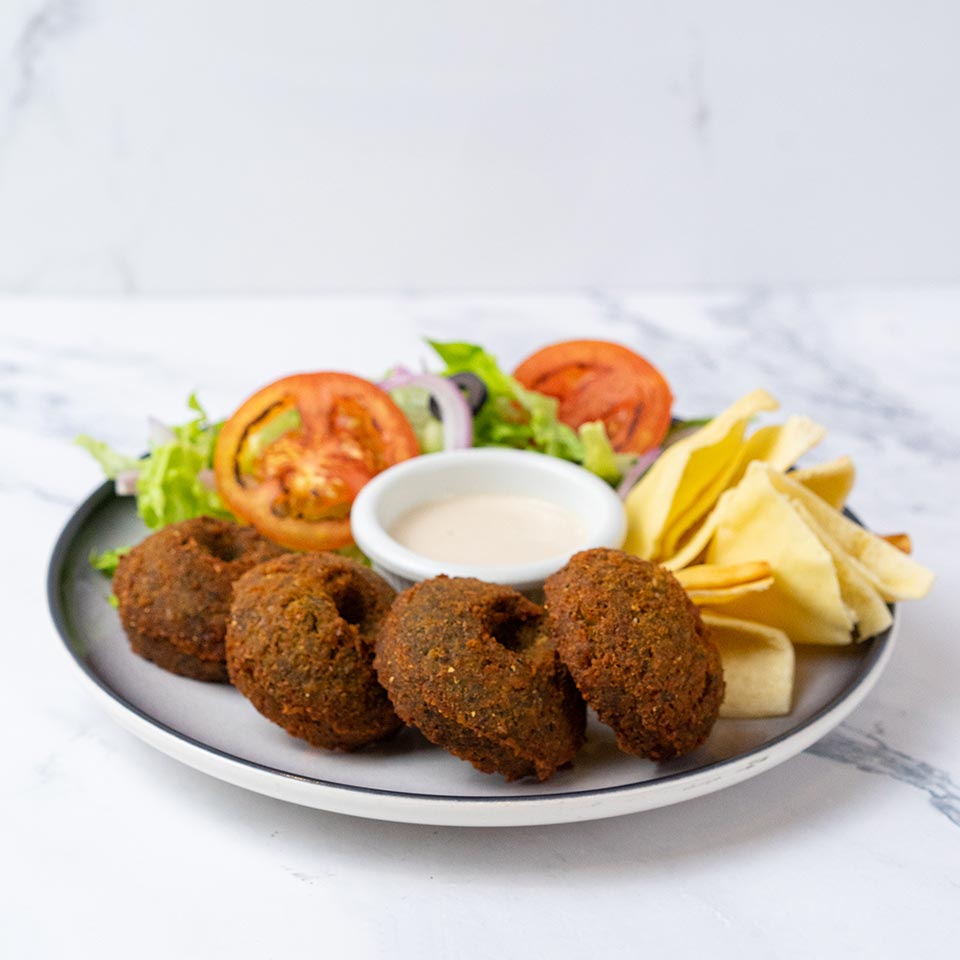 Falafel Basket with Dips